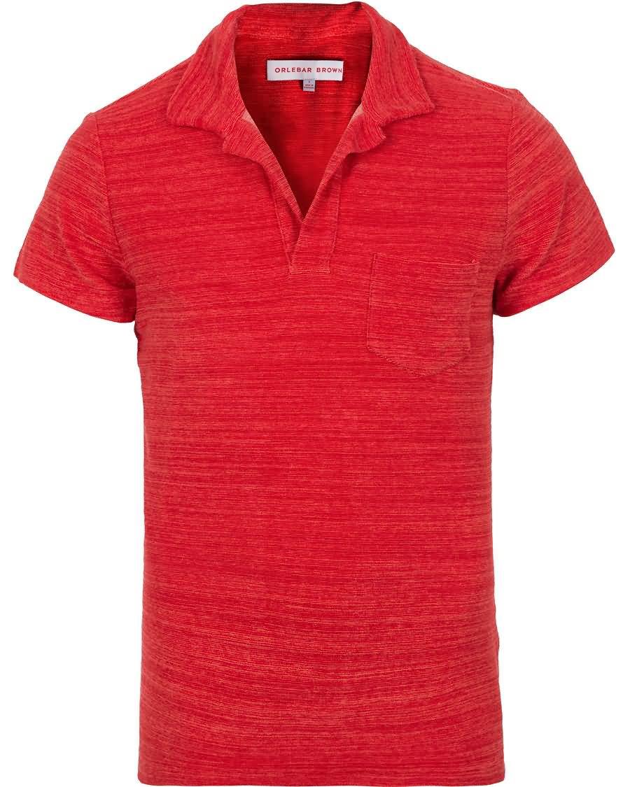 orlebar brown terry polo coral tonal melange Opprinnelige Prisen jn2y1